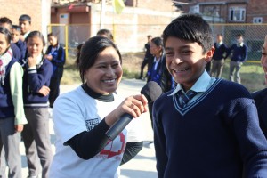 Young people in Nepal are asked their thoughts