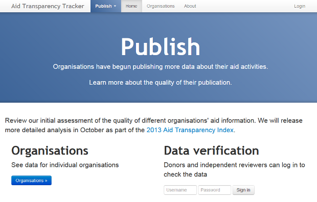 Aid Transparency Tracker - data quality