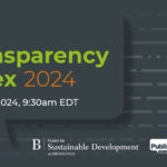 Register now: Launch of the 2024 Aid Transparency Index